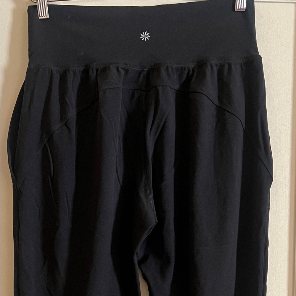 Athleta Black High-Waisted Jogger Pants - Picture 3 of 5